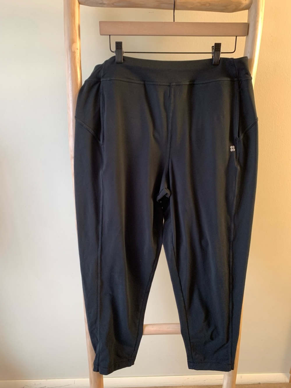 Sweaty Betty Women’s Large Black Comfy Lounge Yoga Gym Athletic Pants